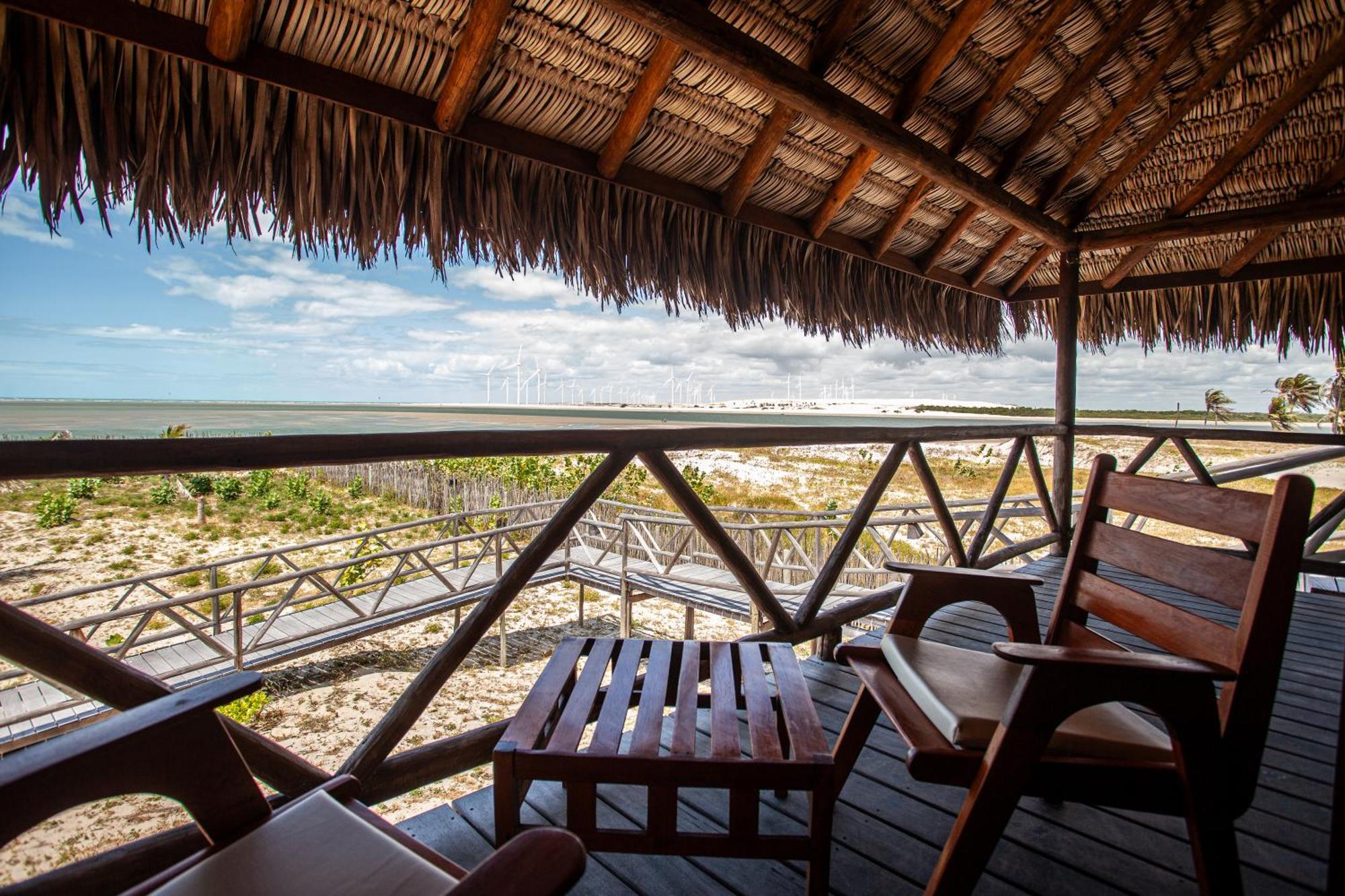 Jaguaribe Lodge E Kite Fortim Exteriör bild