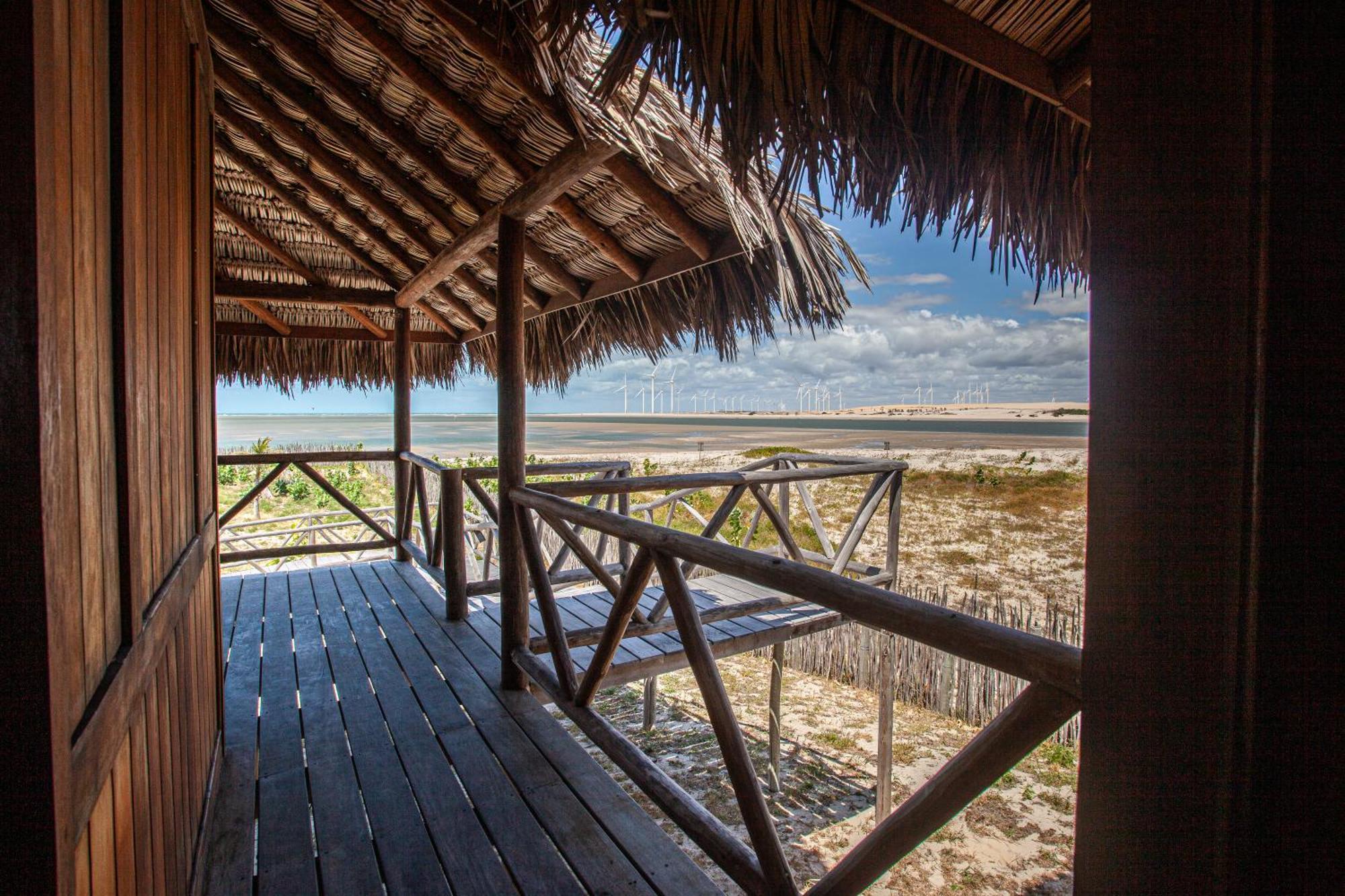 Jaguaribe Lodge E Kite Fortim Exteriör bild